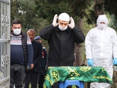Koronavirüs ölümlerinde Türkiye'den en acı fotoğraf