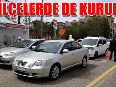Dezenfekte istasyonu ağı genişliyor