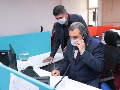 Koronavirüsle mücadele şehircilik çalışmalarını aksatmıyor