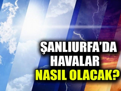 Şanlıurfa için 15 günlük hava tahmini