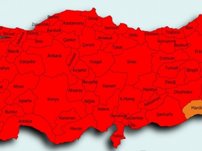 Urfa ‘kırmızı’ya geçti