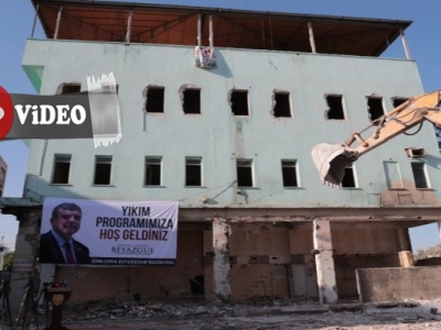 ŞUTSO binası yıkıldı