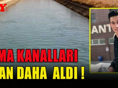 Talihsiz genç kanalda boğuldu