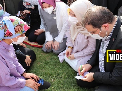 Başkan ve vatandaşlar bir araya geldi