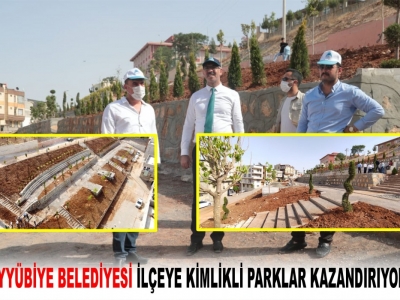 Eyyübiye Belediyesi İlçeye Kimlikli Parklar Kazandırıyor.