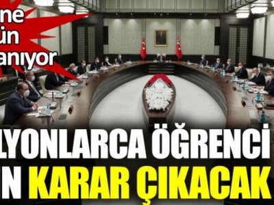 Kabine bugün toplanıyor...