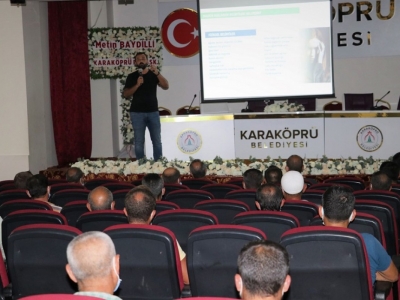 Karaköprü’de personele madde bağımlılığı semineri verildi