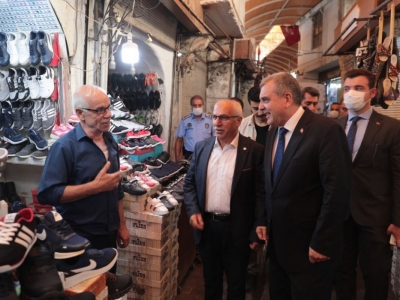 Başkan beyazgül ahilik haftasında esnaf duasına katıldı
