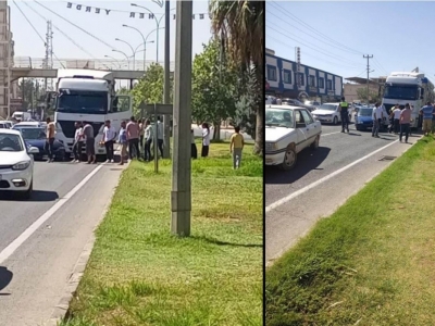 Viranşehir’de TIR ile Otomobil Çarpıştı