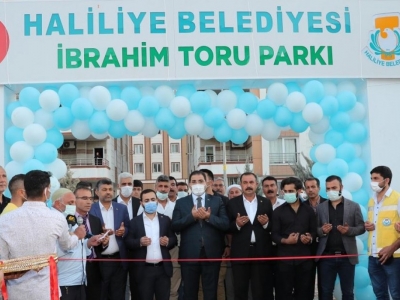 Haliliye'de İbrahim Toru Parkının Açılışı Yapıldı