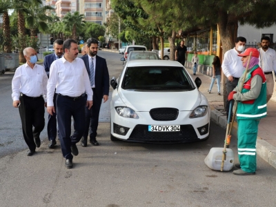 Başkan Baydilli Sabah Mesaisine Karşıyaka’da Başladı