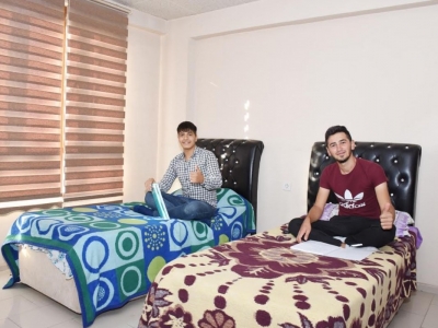 Barınma sorunu yaşayan öğrencilerden Başkan Bayık’a teşekkür
