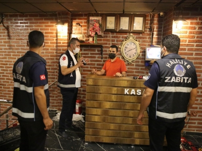 Haliliye’de Zabıtadan Gece Denetimi