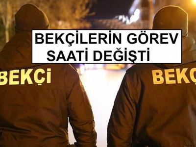 Vatandaşlar, Bekçilerin Çalışma Saatlerinde Düzenleme Yapılmasını İstedi