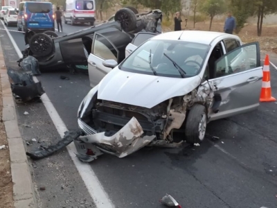 Urfa – Antep Yolunda Kaza: Yaralılar Var