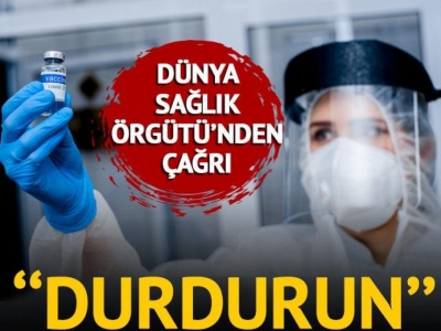 DSÖ şiddetle karşı çıkıyor! Hatırlatma dozu için çağrı: Durdurun!