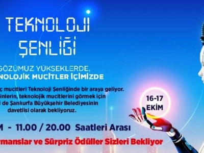Urfa’da Teknoloji Şenliği Düzenlenecek