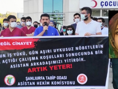 Urfa'da Sağlıkçılar Berin Şen’i Andı