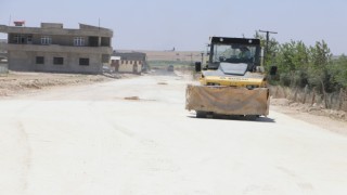 Akçakale ve Bozova’da stabilize yol çalışması