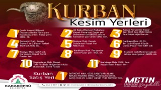 Karaköprü’de Kurban Satış Ve Kesim Yerleri Belirlendi