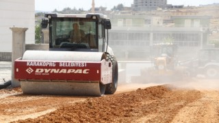 Karaköprü’de üst yapı çalışmaları devam ediyor