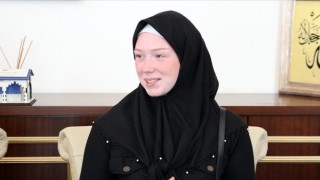 Alman vatandaşı Fabienne, Gaziantep'te Müslüman oldu