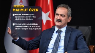 Milli Eğitim Bakanı Mahmut Özer Türkiye'de mesleki eğitimin dönüşümünü değerlendirdi
