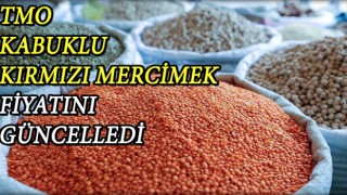 TMO kabuklu kırmızı mercimek alım fiyatını güncelledi