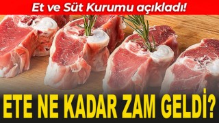 Kırmızı et ve süt fiyatlarına yeniden zam!