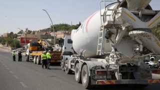 Şanlıurfa'da ağır vasıta araçlarında denetim yapıldı