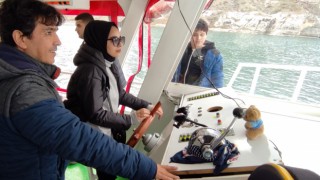 Şanlıurfa’da amatör gemi ehliyet sınavı
