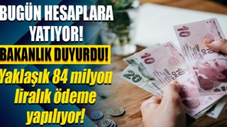 84 milyon liralık destek ödemesi hesaplara yatıyor