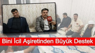 Başkan Aslan’a Bini İcil Aşiretinden Büyük Destek