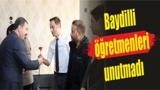 Baydilli öğretmenleri unutmadı