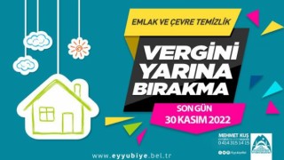 Eyyübiye’den vergi duyurusu