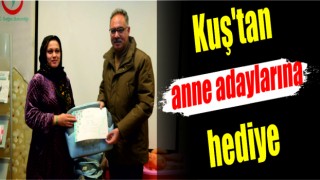 Kuş’tan anne adaylarına hediye