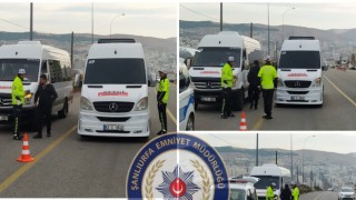 Şanlıurfa'da Trafik okul servislerini denetlendi!