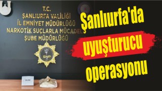 Urfa'da uyuşturucu operasyonu