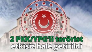 2 PKK/YPG'li terörist etkisiz hale getirildi