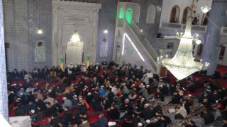 Dergah Cami'inde Kur’an ziyafeti verildi