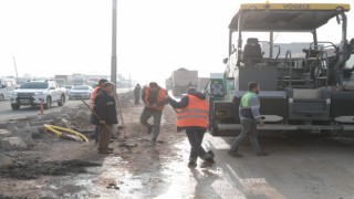 Şanlıurfa’da yol genişletme çalışması