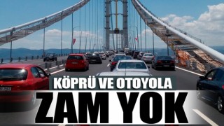 2023 yılında otoyol ve köprü ücretlerine zam yok