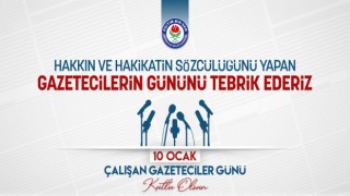 Hakkın ve hakikatin sözcülüğünü yapan gazetecilerin gününü tebrik ederiz..