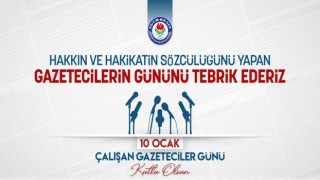 Hakkın ve hakikatin sözcülüğünü yapan gazetecilerin gününü tebrik ederiz..