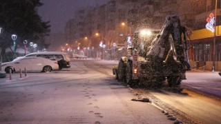 Haliliye karla mücadelede 460 personelle sahada
