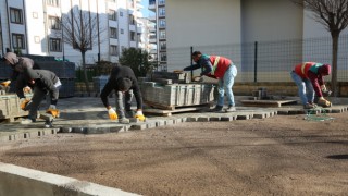 Urfa Karaköprü’de yol çalışması