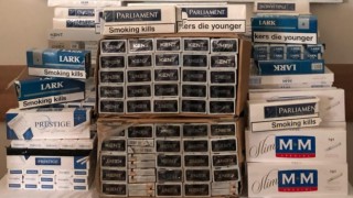 Urfa’da 823 paket gümrük kaçağı sigara ele geçirildi