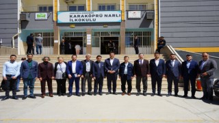 Başkan Baydilli oyunu Narlı İlkokulu’nda kullandı