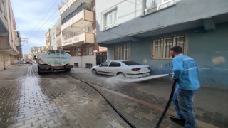 Eyyübiye’deki mahallerde temizlik çalışması başladı