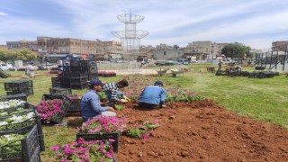 Eyyübiye’de 24 parkta bitkisel peyzaj düzenlemesi tamamlandı